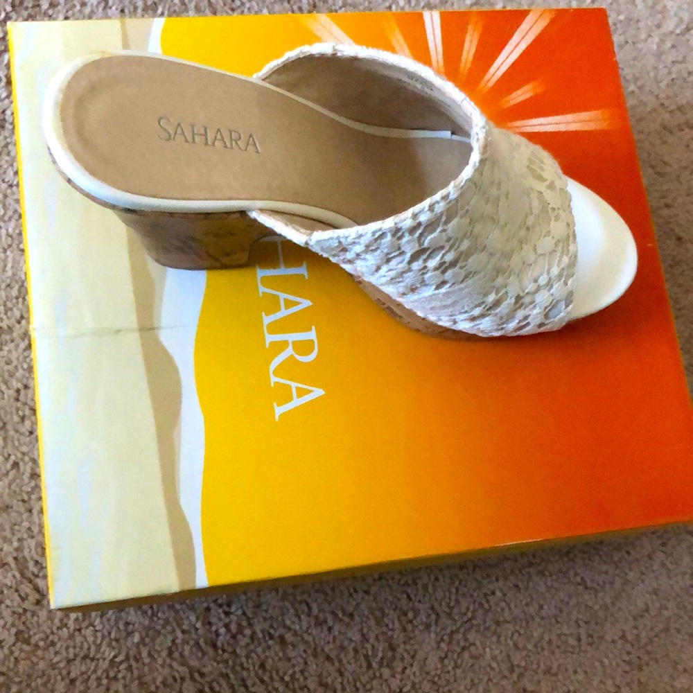 Sahara white sandal